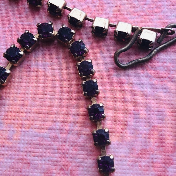 Purple Rhinestone Jewelry - Picture 4 of 7